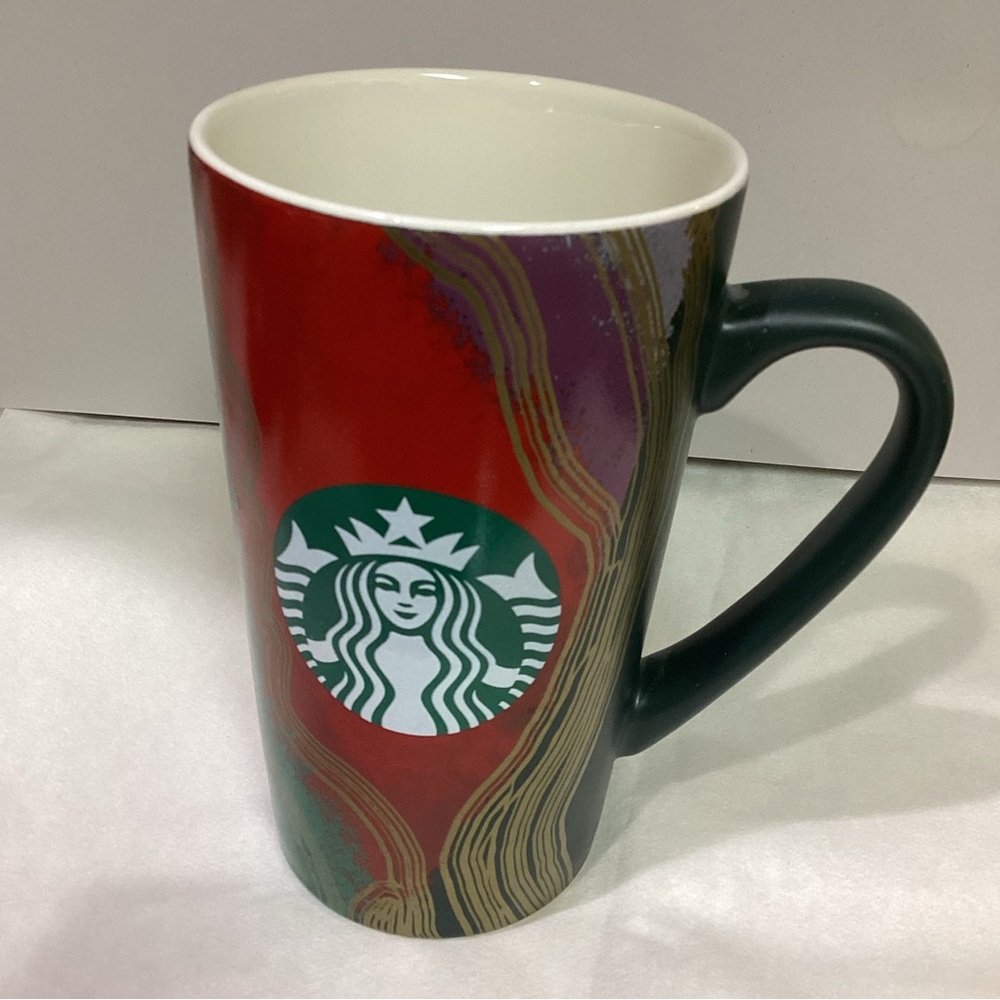 Starbuck 2021 Holiday Christmas Collection Coffee Mug Ceramic Red Green 16oz